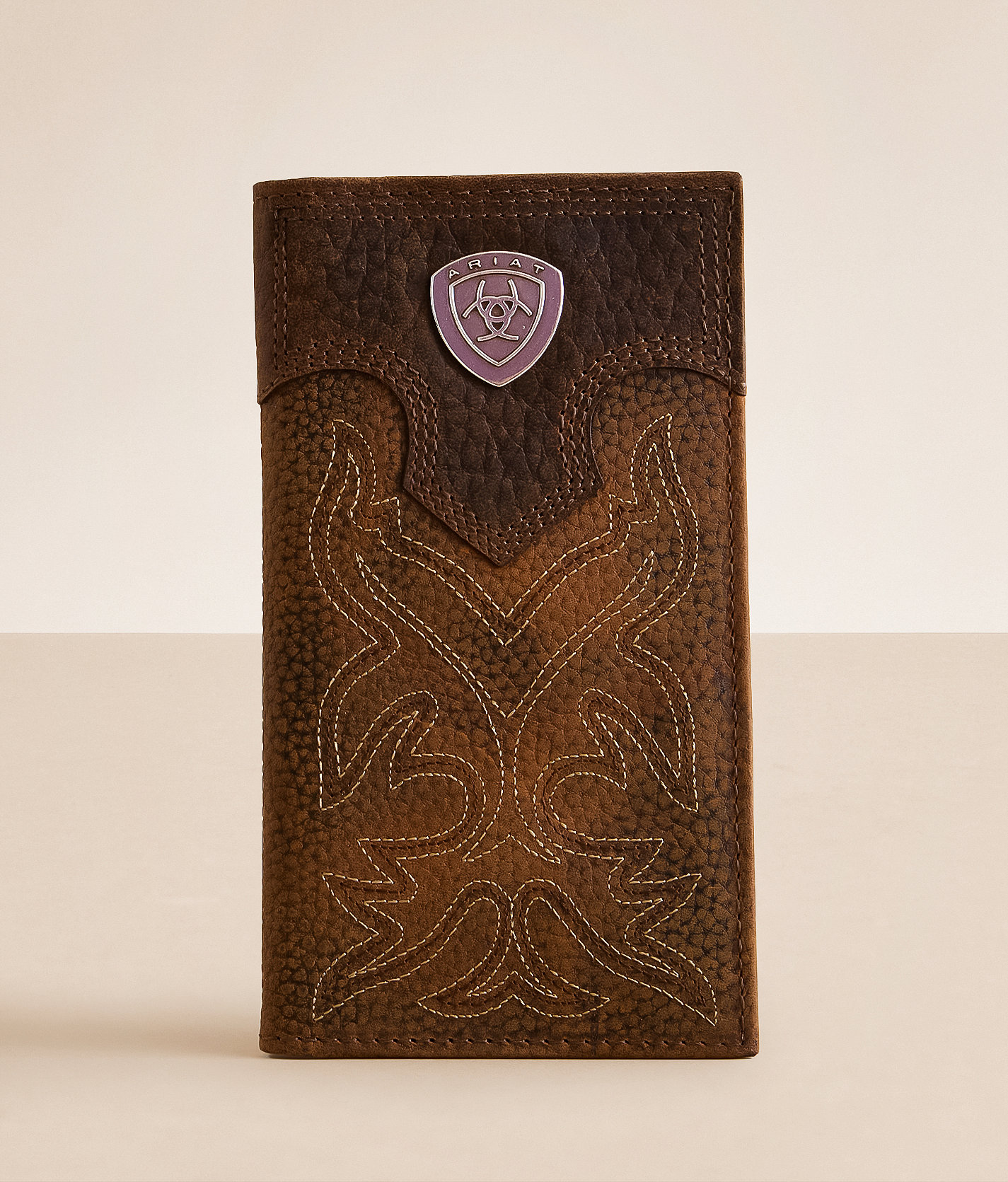 d0eac32626edc3dbd96e58e86b82c2d2v3.jpg Ariat Western Rodeo Leather Wallet - Men's Bags & Wallets in Brown