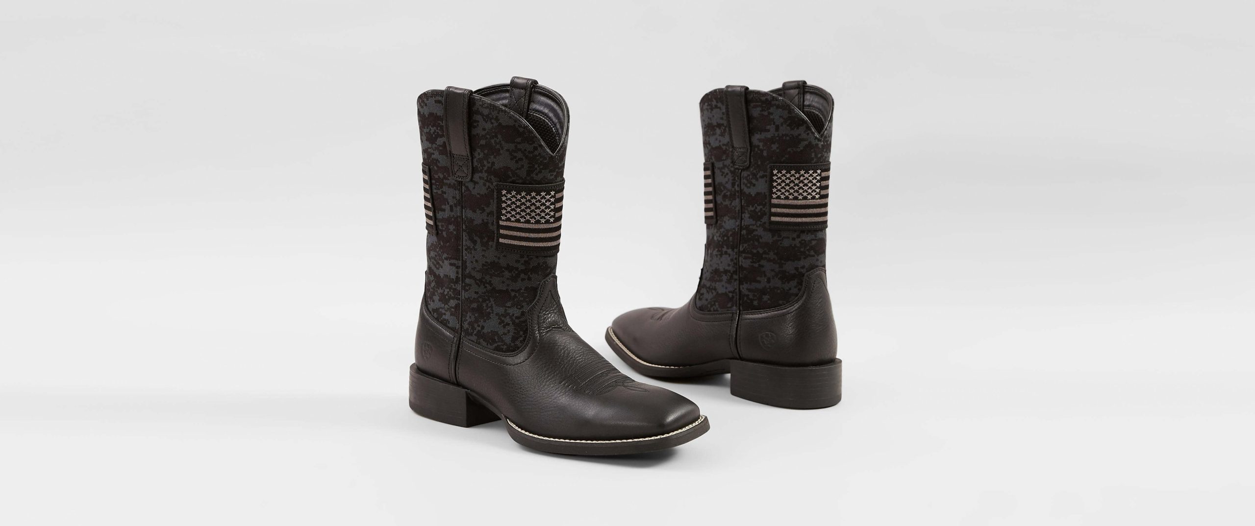 d253063e488d75032a23f7864309cbe7v3.jpg Ariat Sport Patriot Leather Cowboy Boot - Men's Shoes in Black