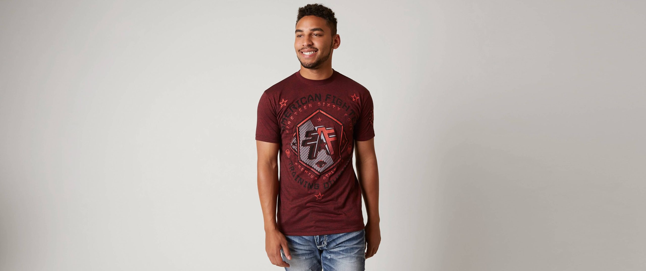 d3e58978700c148c4e9bac263753bf3cv3.jpg American Fighter Sioux Falls Reversible T-Shirt - Men's T-Shirts in Rusted Red