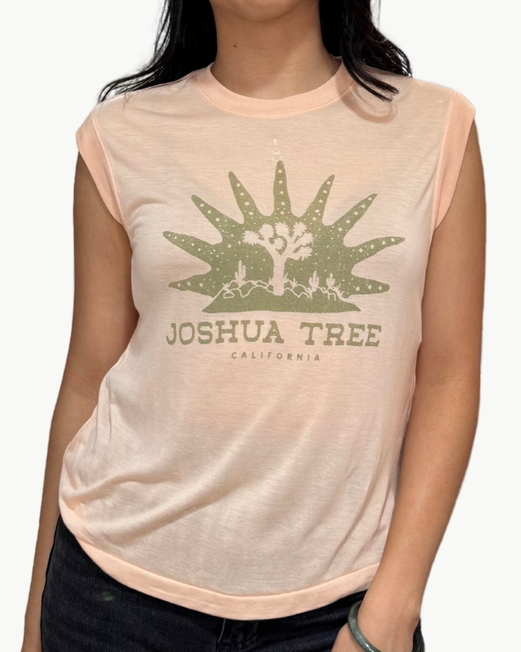 JOSHUA TREE SLEEVELESS TEE IN SPANISH VILLA
