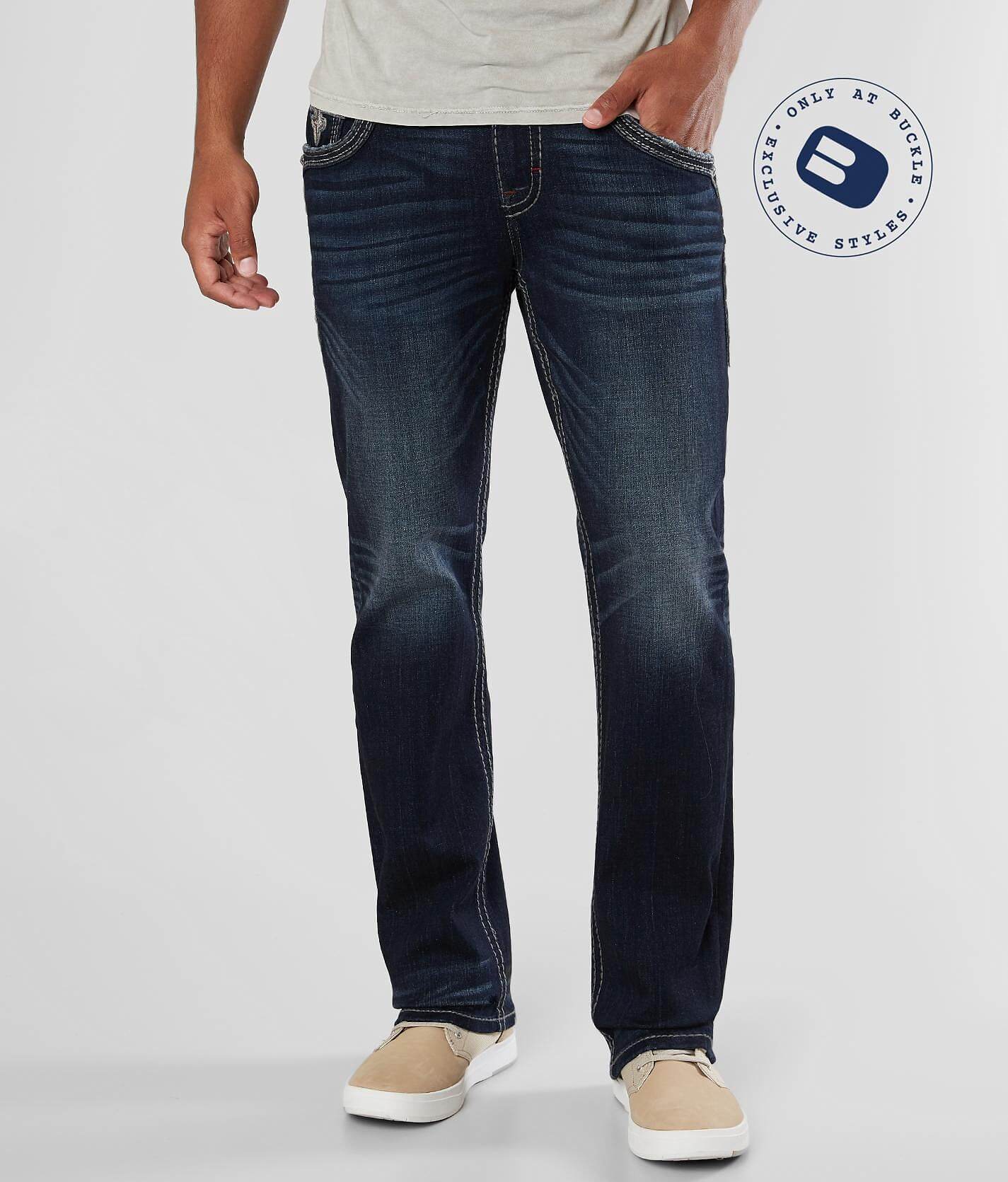 Rock Revival Brad Straight Stretch Jean - Men's Jeans in Brad J203
