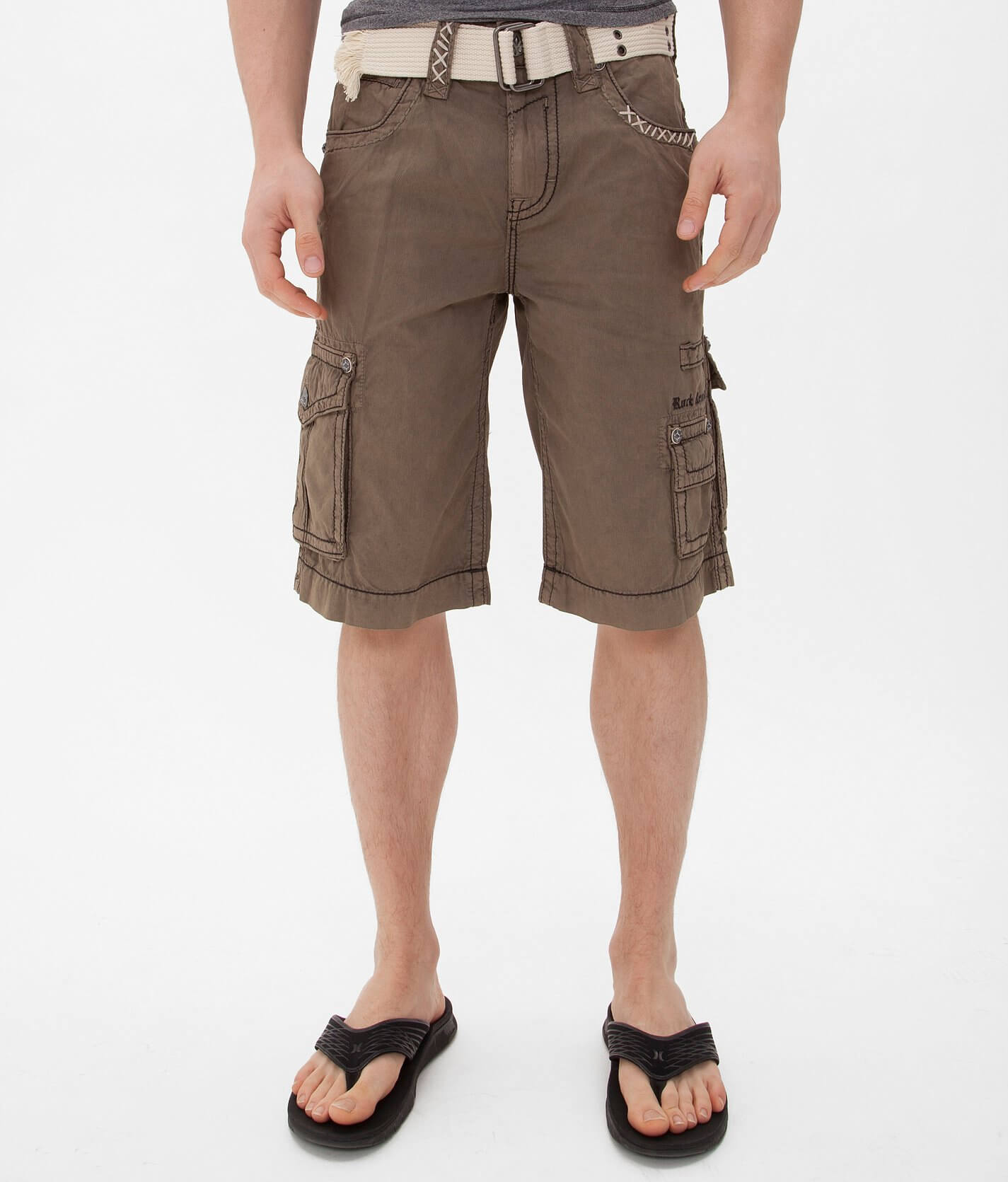 de898a46d8b6f5262b261cc58e22dcf9v3.jpg Rock Revival Classic Cargo Short - Shorts in Walnut