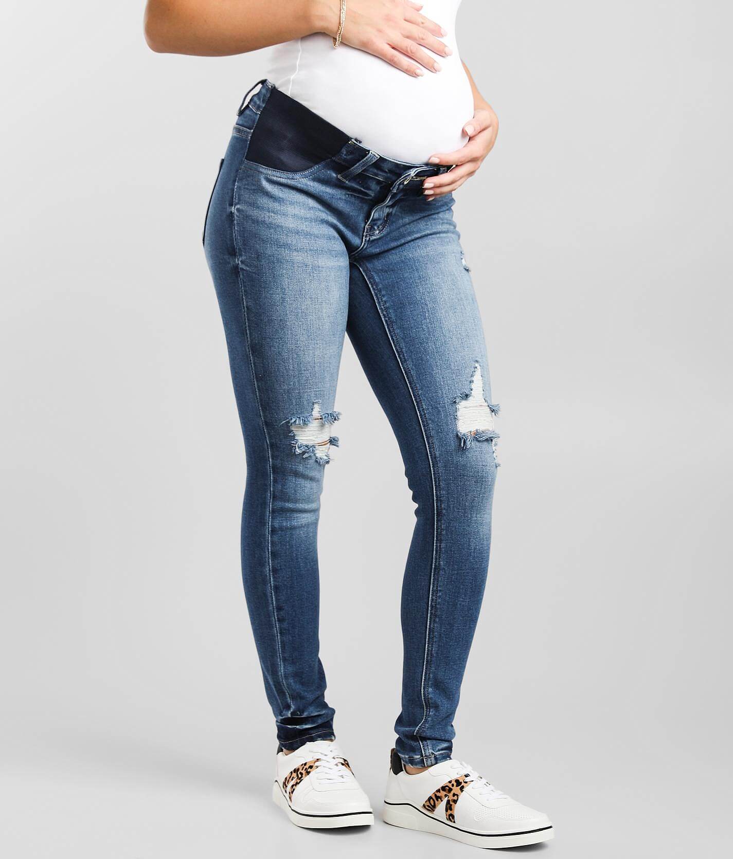 f39f2046943163839d5cc41c43c66e42v3.jpg KanCan Maternity Skinny Stretch Jean - Women's Jeans in Medium