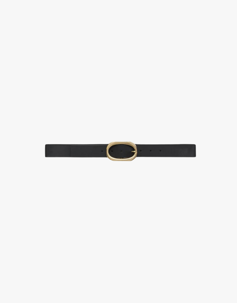 Anine Bing Signature Link Belt in Black
