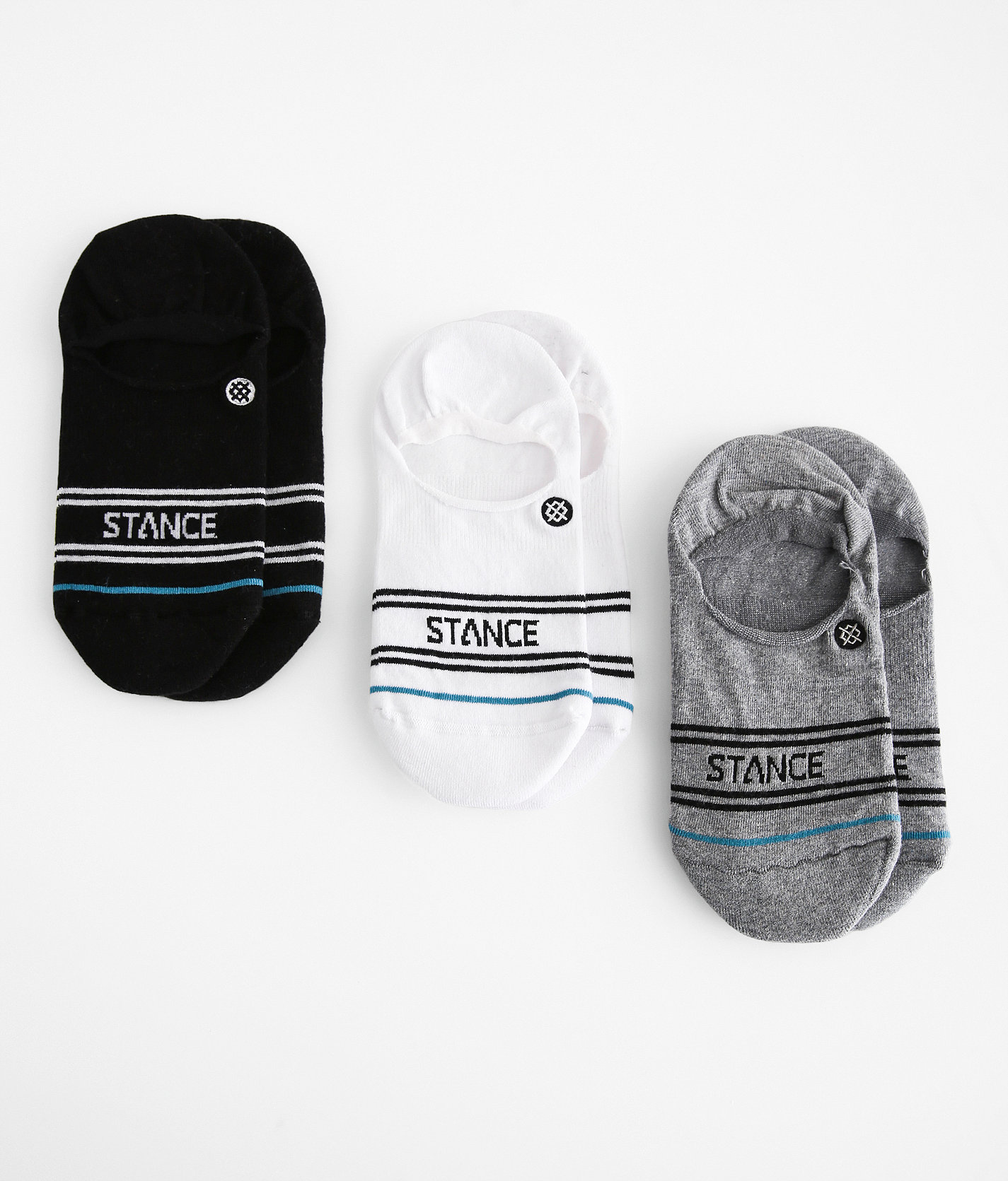 Stance Basic 3 Pack Super Invisible Socks - Men's Socks in Multi