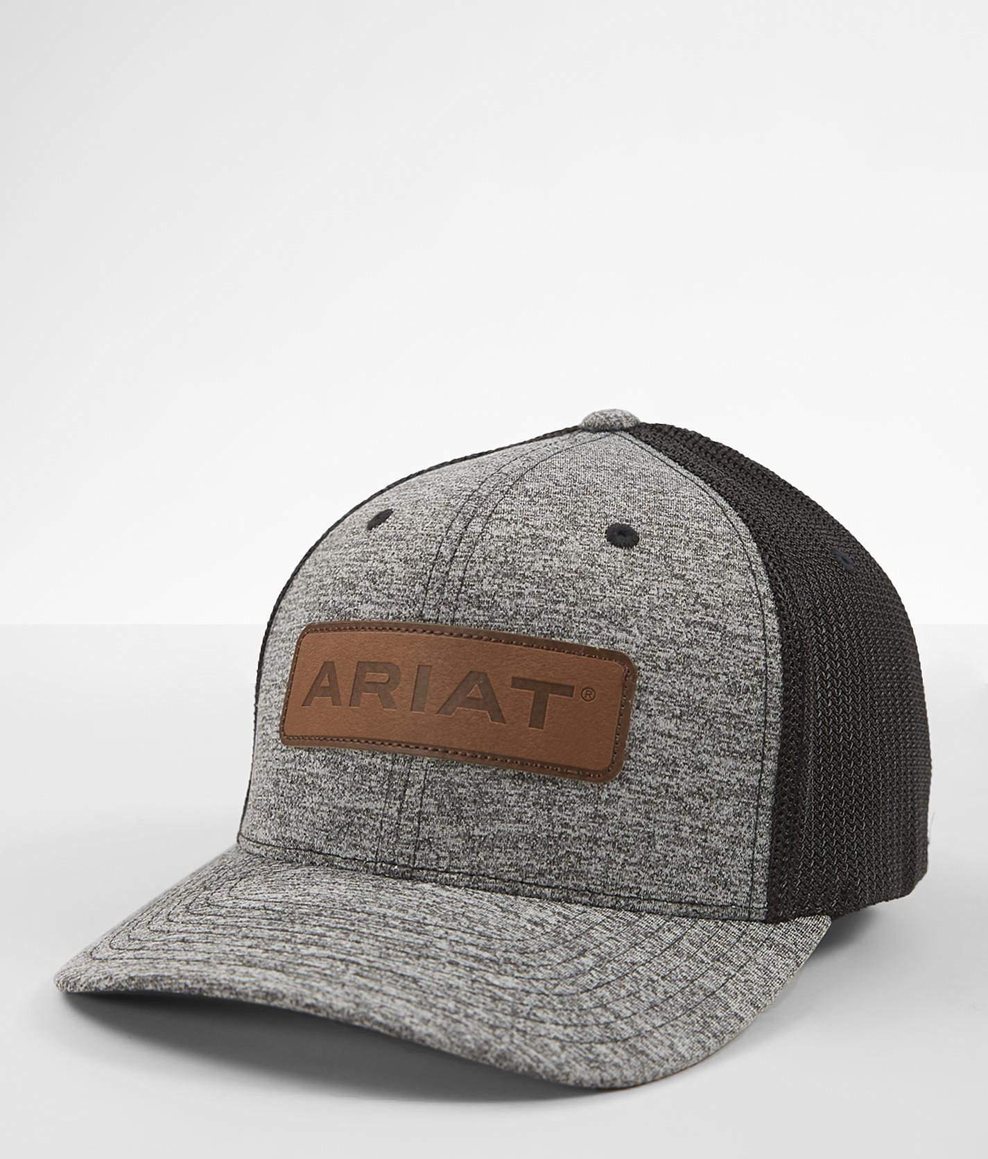 ff3a9c001d2242f9c89ab41730260dbcv3.jpg Ariat Marled Stretch Hat - Men's Hats in Black