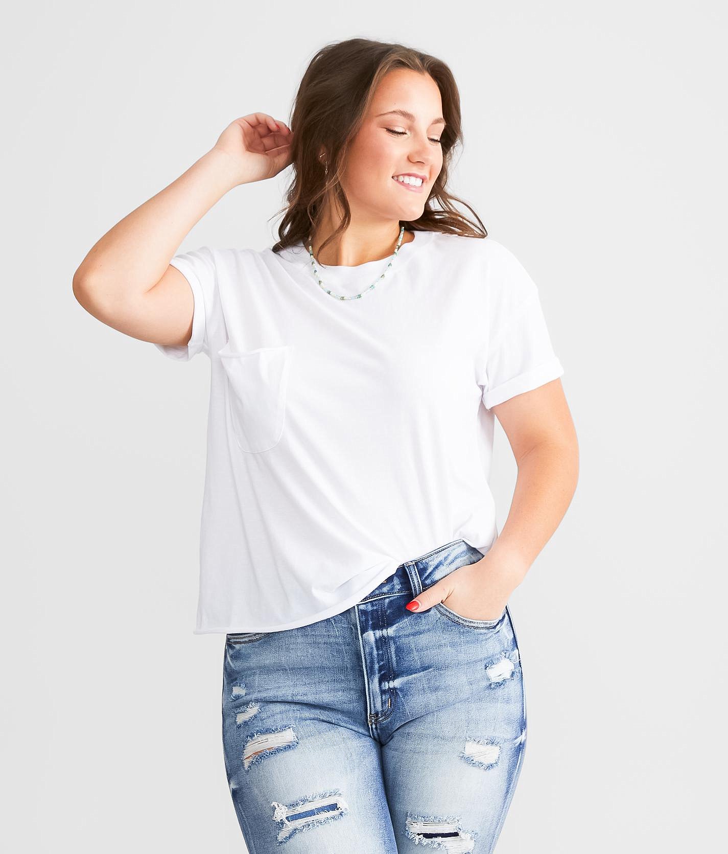 White Crow Taylor Pocket T-Shirt - Women's T-Shirts in White