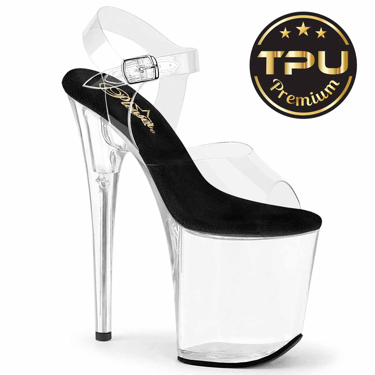 flamingo-808prem-ctpubc__60408.1744305333.jpg FLAMINGO-808PREM, 7 inch Ankle Strap Sandal with Clear Soft Strap