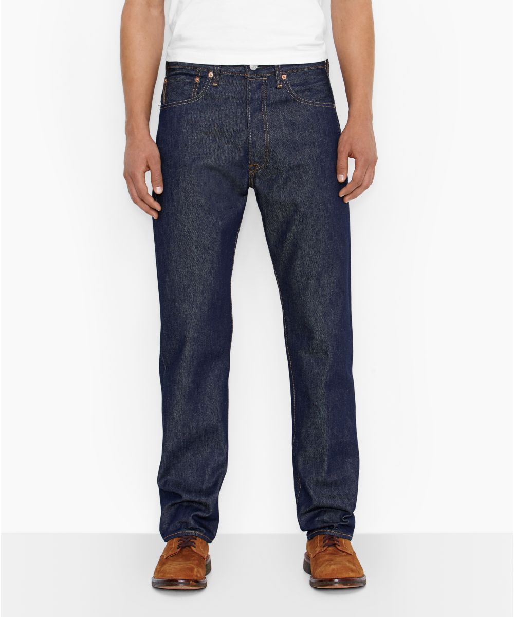 l_s14_men_00501_0000_f_ws_1200x1440.jpg Levi's Men's 501 Original Shrink-To-Fit Jeans - Rigid Blue Denim
