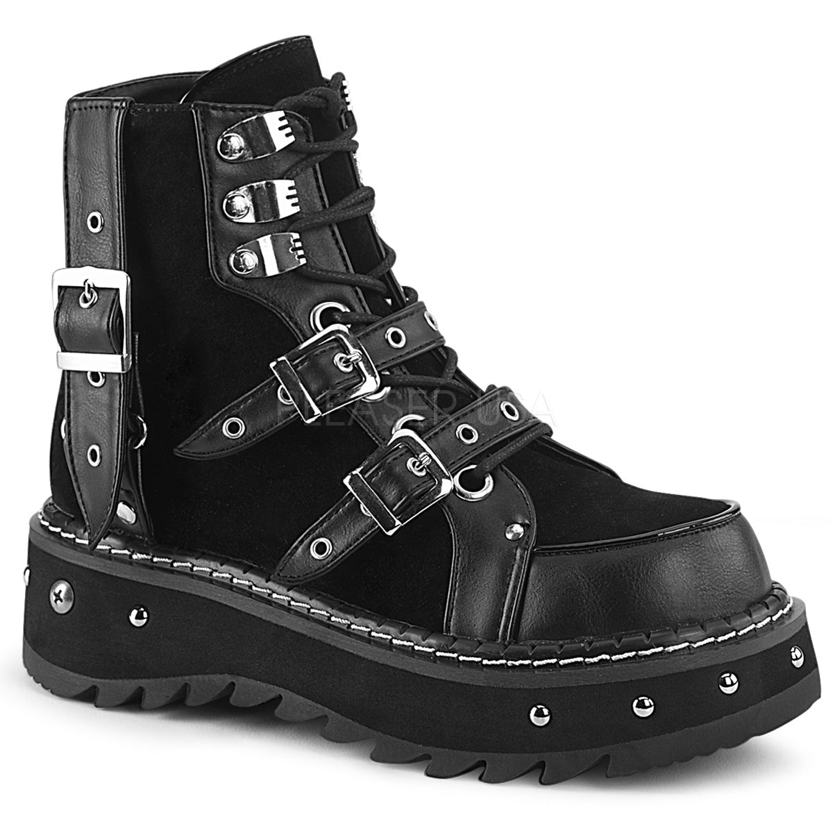 lilith-278-bvlvsue.jpg 1 Inch Platform LILITH-278 Black Vegan Leather