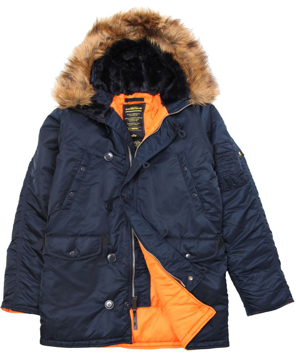 n3b-rpb-slim-front_1200x1440.jpg Alpha Industries Slim Fit N-3B Parka - Replica Blue