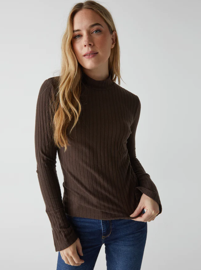 op_1200x1200.png Michael Stars Opal Button Cuff Mockneck
