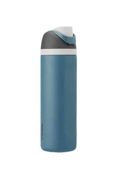 Owala FreeSip 24 oz Stainless Steel Water Bottle in Blue Oasis