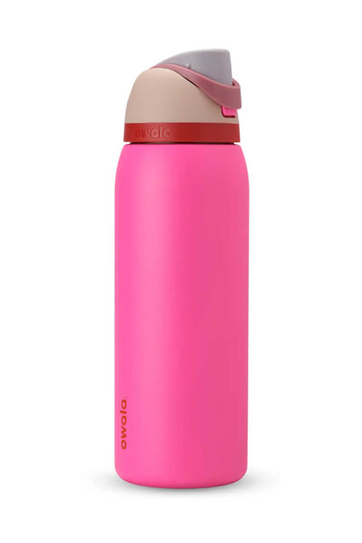 Owala FreeSip 40 oz Stainless Steel Water Bottle in Pink