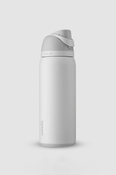 Owala FreeSip 32 oz Stainless Steel Water Bottle in White