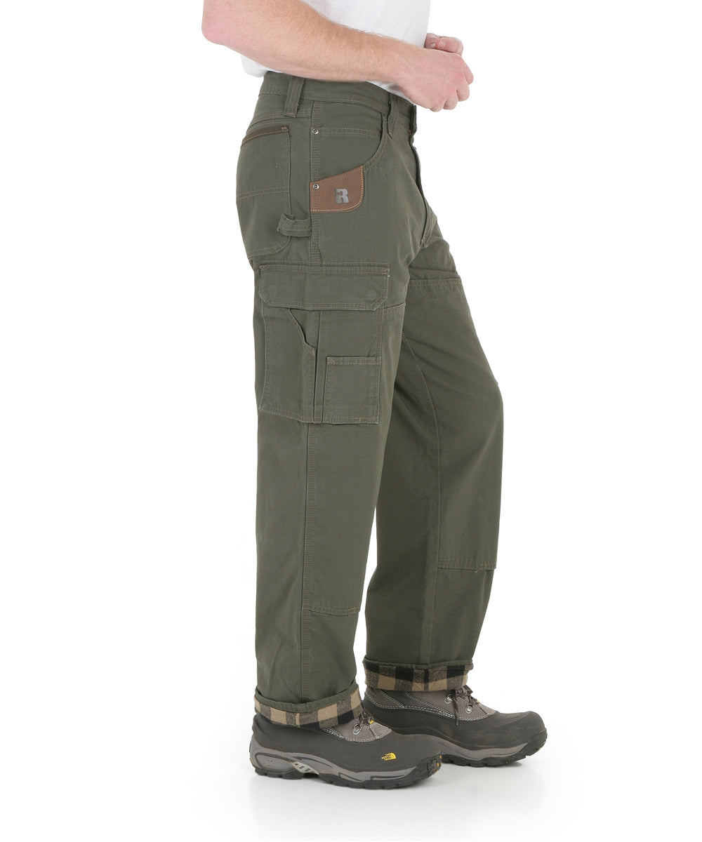 rg_ba_3w065ld_hr_2_1200x1440.jpg Wrangler Riggs Flannel-Lined Rip-Stop Ranger Work Pants - Loden