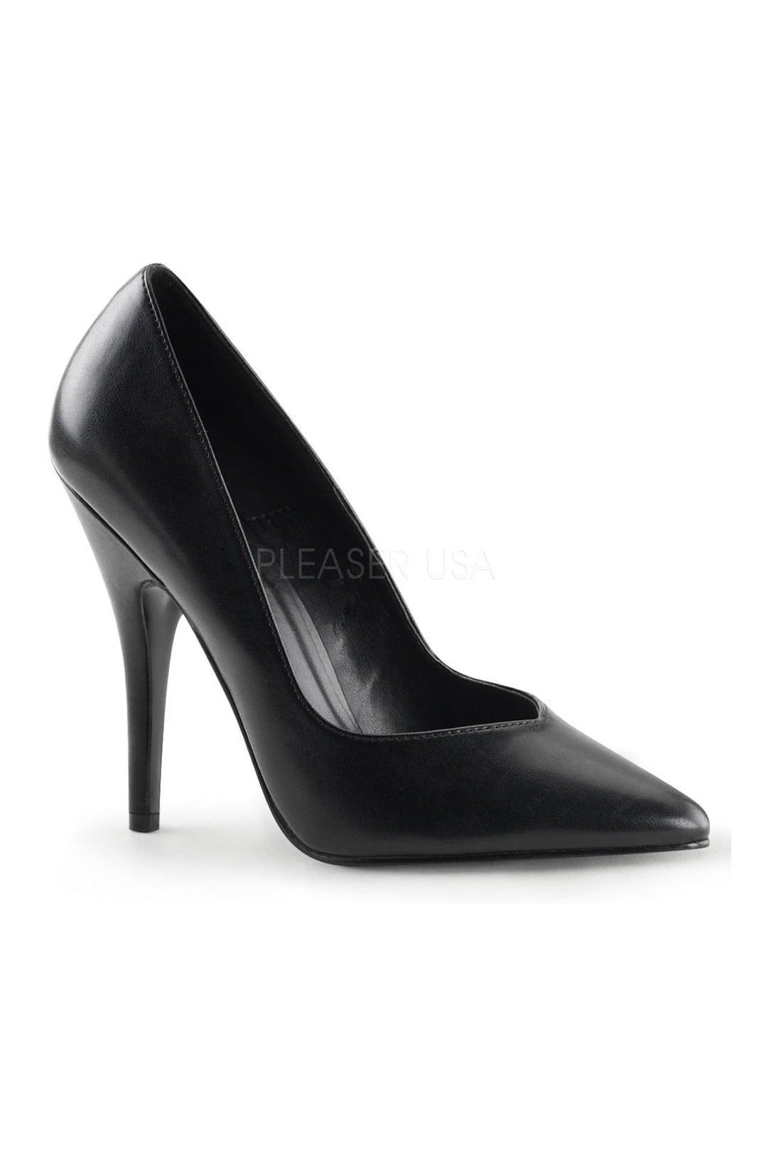 seduce-420v-pump-black-faux-leather-pumps-pleaser-sexyshoescom.jpg SEDUCE-420V Pump  | Black Faux Leather