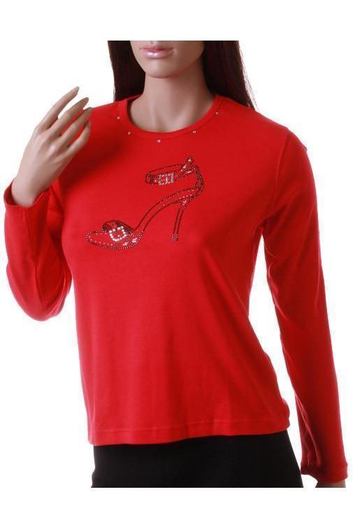 shoe-embellished-t-red-grab-bag-sale-luba-fashion-sexyshoescom.jpg Shoe Embellished T-Shirt