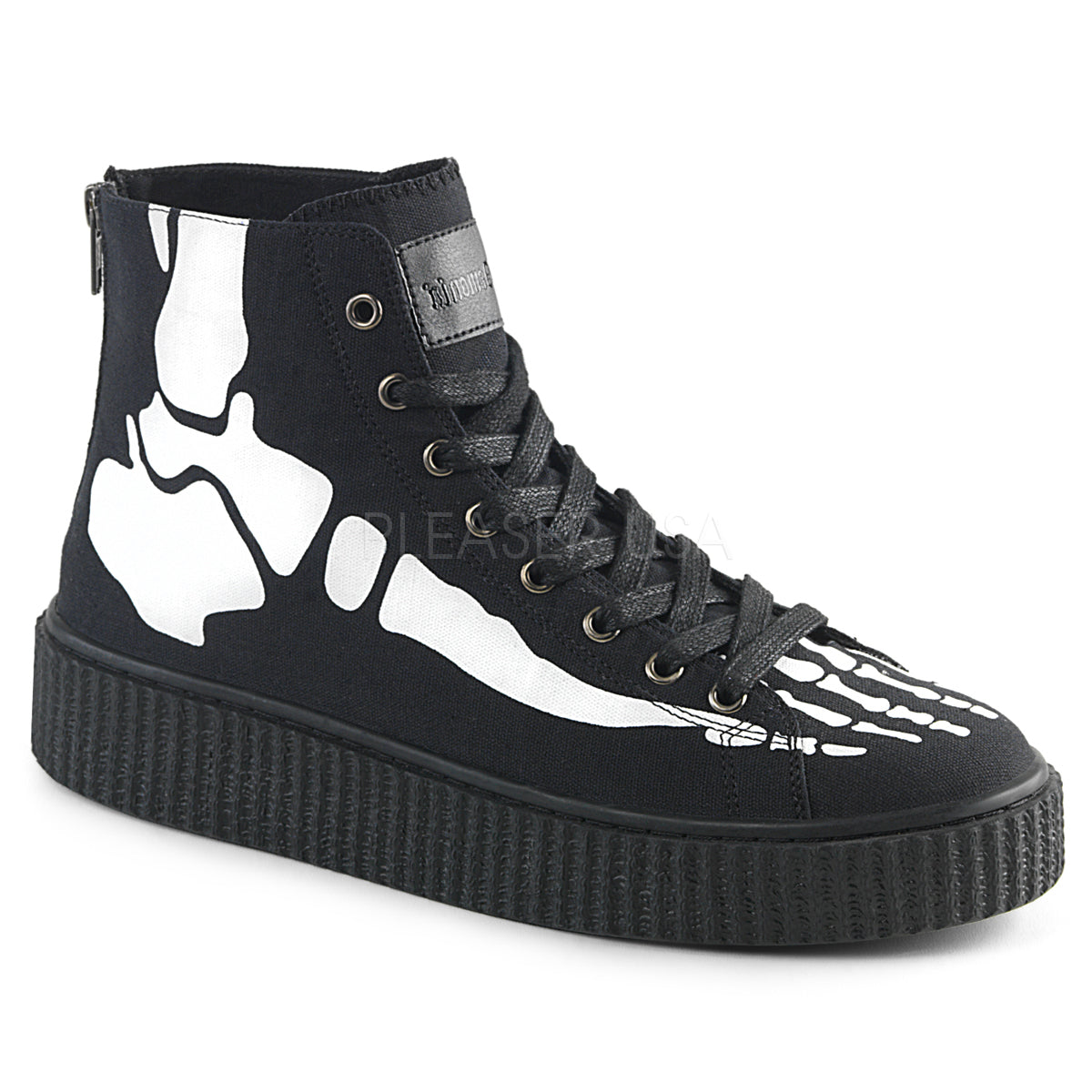sneeker-252-bca.jpg 1 Inch Platform SNEEKER-252 Black