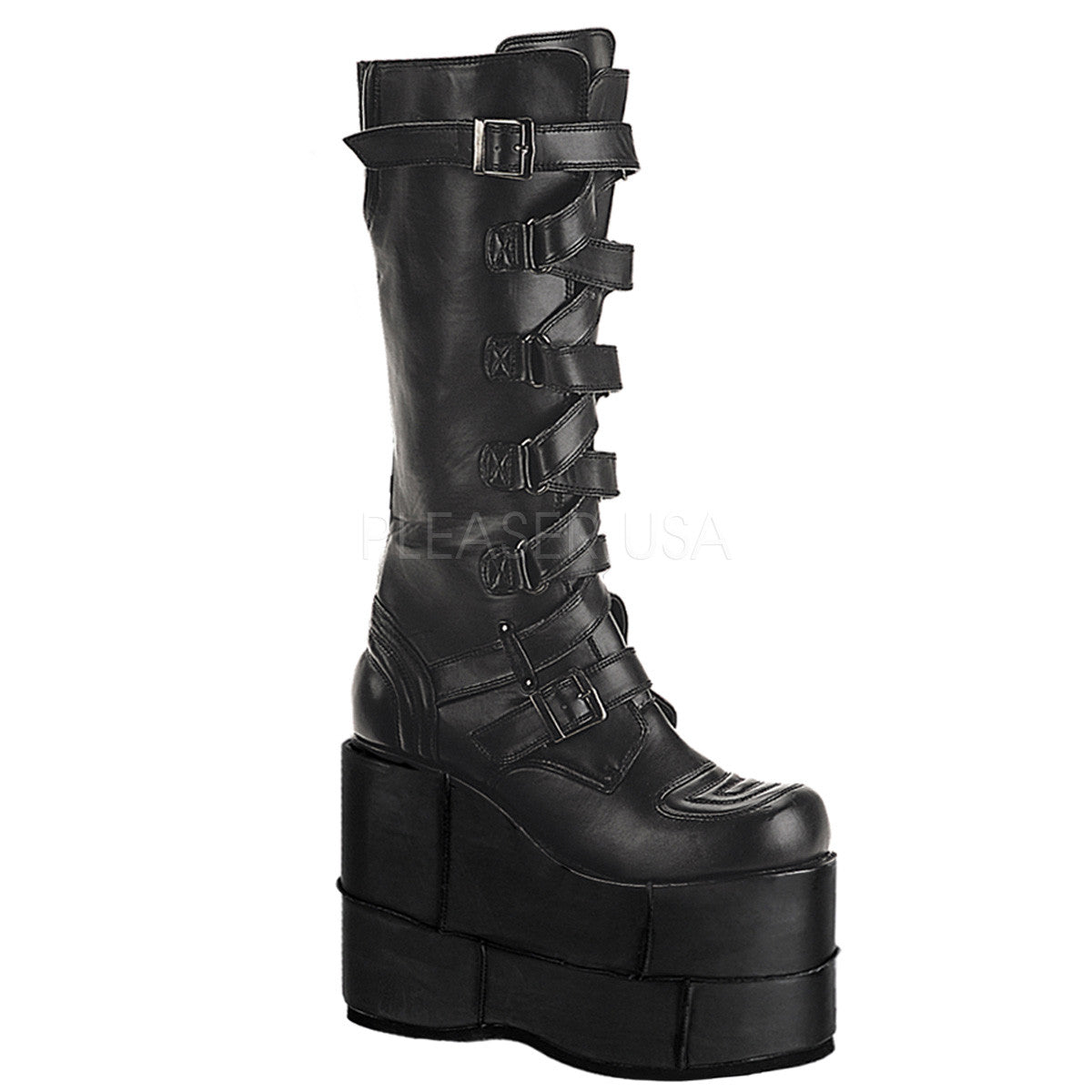 stack-308-bpu__10752.jpeg DEMONIA STACK-308 Men's Black Pu Vegan Boots