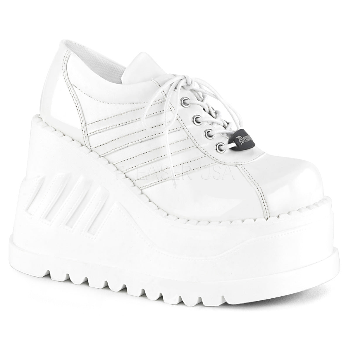 4 Inch Heel STOMP-08 White
