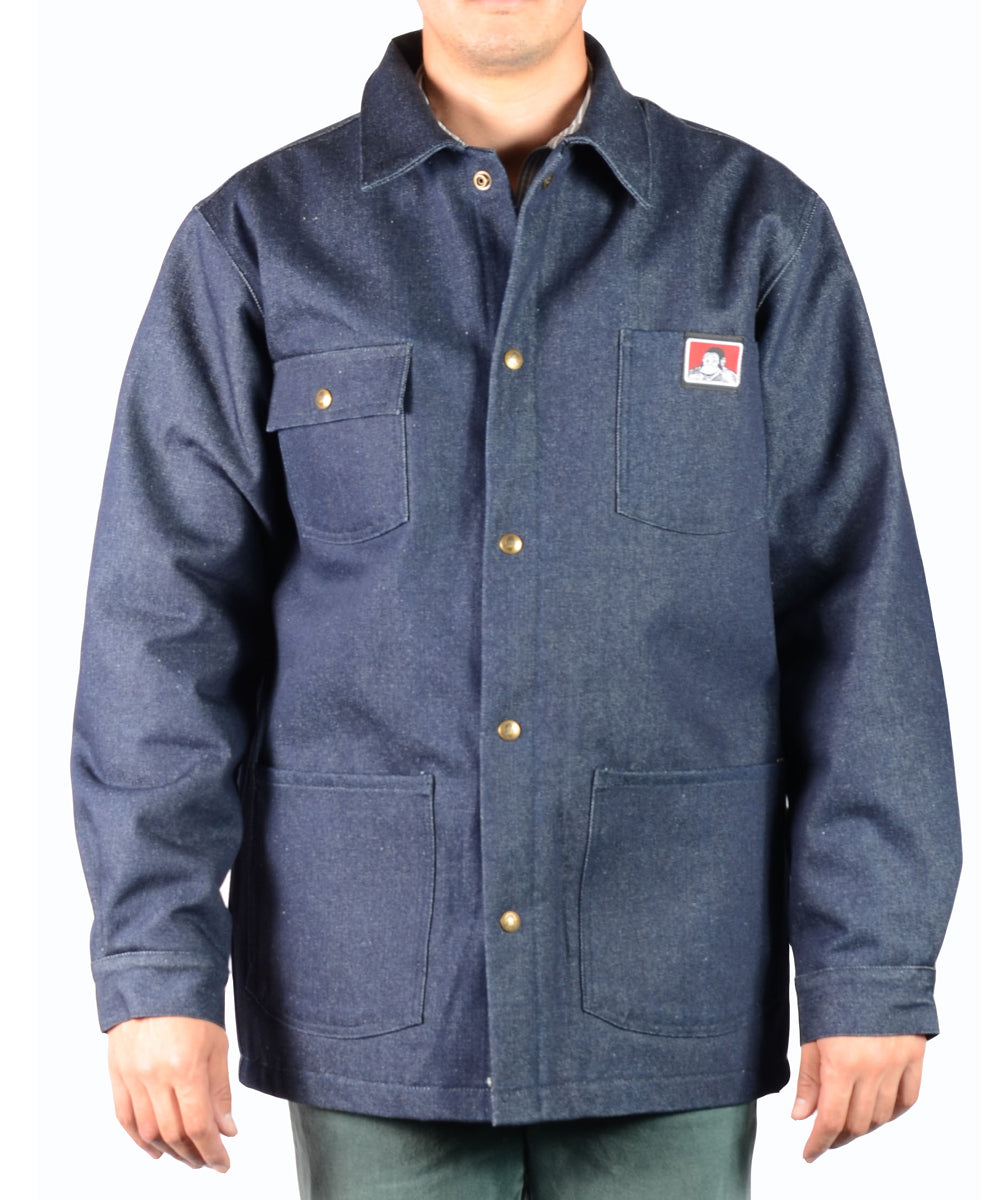 style-396_1200x1440.jpg Ben Davis Men’s Original Chore Coat - Indigo Denim