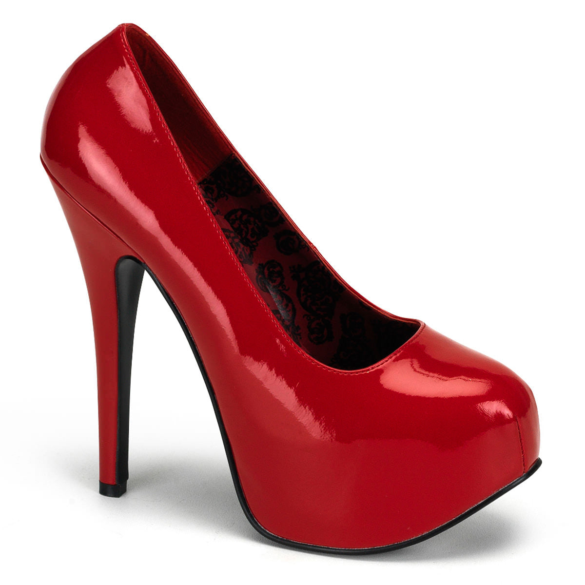 teeze-06-r_59565dde-f935-4a89-9ac9-ba4f60e786ca.jpg 5 Inch Heel Bordello TEEZE-06 Red Pat Platform Pumps