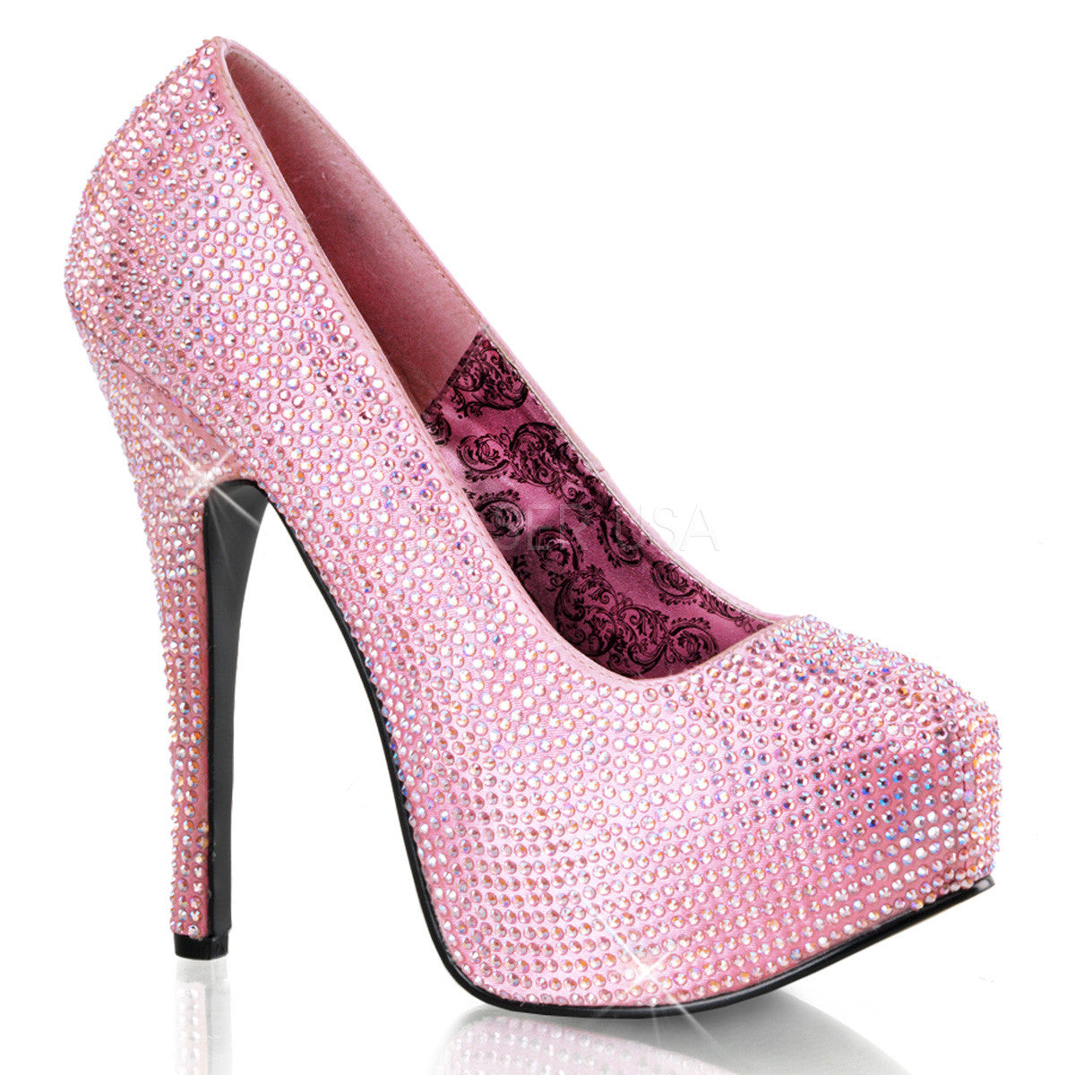 teeze-06r-bpsa__10977.jpeg Bordello TEEZE-06R Baby Pink Satin-Irid Rhinestoned Pumps