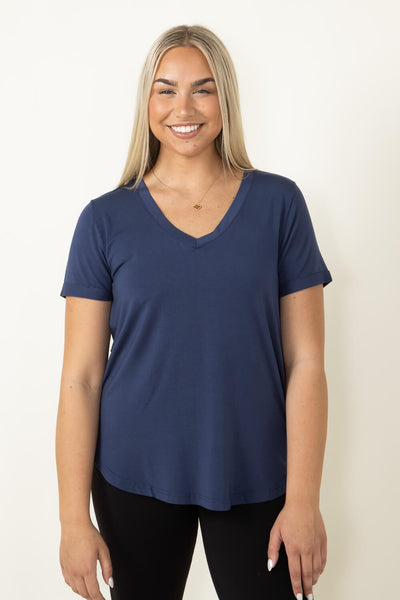 thread-and-supply-t-shirt-women-navy-T1440LZMTS-NAVY-1_grande.jpg Thread & Supply Recreation T-Shirt for Women in Navy